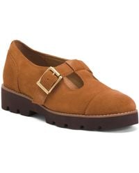 TJ Maxx - Suede Carmen Comfort Mary Jane Flats For /Suede - Lyst