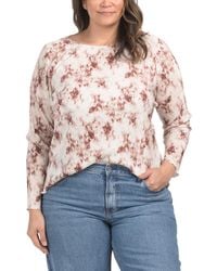 TJ Maxx - Plus Long Sleeve Blouse For Polyester - Lyst