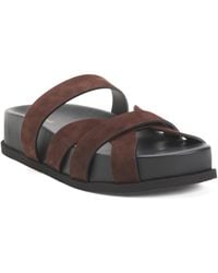 TJ Maxx - Suede Ibor Flat Sandals For - Lyst