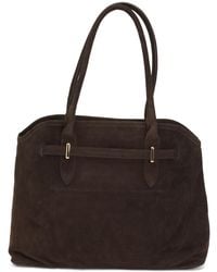 TJ Maxx - Suede Large Satchel With Front Dog Leash Detail For /Suede - Lyst