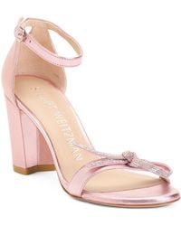 TJ Maxx - Leather Nearly Nude Bow Heeled Sandals For - Lyst