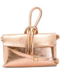 TJ Maxx - Leather Michelle Laminato Crossbody Bag, Leather - Lyst