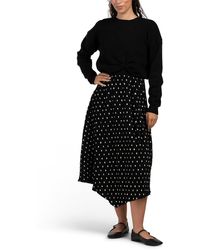 TJ Maxx - Margot Mixed Media Midi Dress With Sweater For Nylon/Spandex/Polyester - Lyst