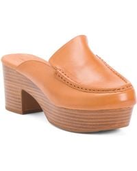TJ Maxx - Leather Gemm Heeled Mules For - Lyst