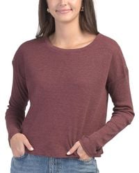 TJ Maxx - Thermal Milo Pull Over Top With Shoulder Snaps For Cotton/Polyester/Rayon - Lyst