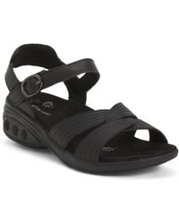 TJ Maxx - Leather Sasha Ankle Wrap Comfort Sandals For - Lyst
