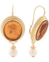 TJ Maxx - 18Kt Plated Amber Ceres Earrings For - Lyst