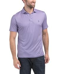 TJ Maxx - Striped Performance Short Sleeve Polo For Spandex/Polyester - Lyst