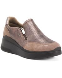 TJ Maxx - Leather Side Zip Slip On Shoes For Leather/Suede - Lyst