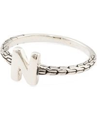 TJ Maxx - Sterling Initial Dots Ring - Lyst