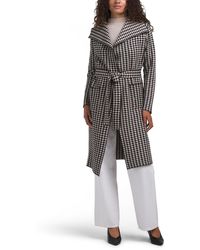 TJ Maxx - Dark Belt Duster Jacket, Nylon/Polyester/Rayon - Lyst