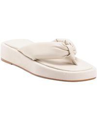 TJ Maxx - Leather Blair Thong Sandals For - Lyst