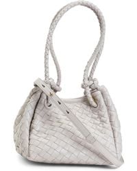 TJ Maxx - Leather Kinsley Hand Woven Double Handle Small Tote, Leather - Lyst