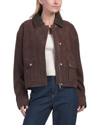 TJ Maxx - Suede Vanity Jacket For Polyester/Leather/Suede - Lyst