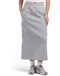 TJ Maxx - Soft Touch Fleece Jogger Skirt With Cargo Pockets For Cotton/Polyester - Lyst
