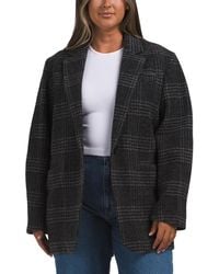 TJ Maxx - Virgin Wool Blend Gesina Check Jacket, Cotton/Wool/Viscose - Lyst