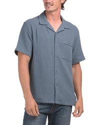 TJ Maxx - Gauze Button Up Shirt For Cotton - Lyst