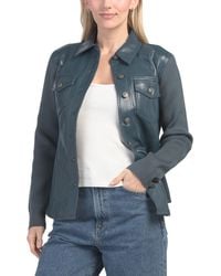 TJ Maxx - Gretta Jacket For Polyester/Leather/Acrylic - Lyst
