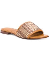 TJ Maxx - Leather Liana Flat Slide Sandals For - Lyst