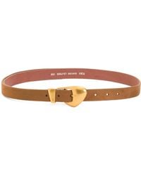 TJ Maxx - Suede Skinny Belt With Chubby Buckle For /Suede - Lyst