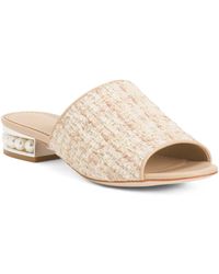 TJ Maxx - Leather Blanche Low Heel Sandals For - Lyst