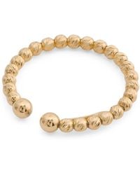 TJ Maxx - 14Kt Beaded Open Ring For Diamond - Lyst