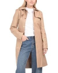 TJ Maxx - Single Breasted Trench Coat With Detachable Hood For Cotton/Polyester - Lyst