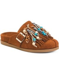 TJ Maxx - Sabeille Embellished Slip On Clog For Suede - Lyst