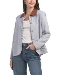 TJ Maxx - Linen Blend Jacket For Polyester/Linen/Viscose - Lyst