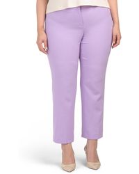 TJ Maxx - Plus Crepe Wide Leg Pants For Polyester - Lyst