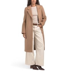 TJ Maxx - Wool Blend Tessa Faux Wrap Coat - Lyst