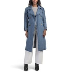 TJ Maxx - Banks Denim Trench Coat, Cotton - Lyst
