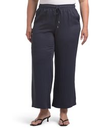TJ Maxx - Plus Pull On Moroccan Twill Tie Front Pants For Nylon/Polyester/Rayon - Lyst