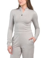 TJ Maxx - Cropped Half Zip Jacket For Spandex/Polyester - Lyst