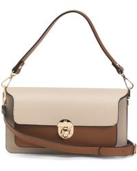 TJ Maxx - Leather Structure Multi East West Crossbody Bag, Leather - Lyst