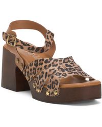 TJ Maxx - Leather Band Heel Sandals For Leather - Lyst