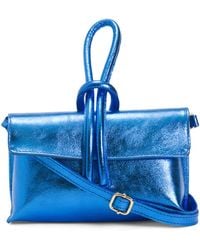 TJ Maxx - Leather Michelle Laminato Crossbody Bag, Leather - Lyst