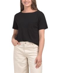 TJ Maxx - Easy Short Sleeve Pocket T-Shirt For Modal/Cotton - Lyst
