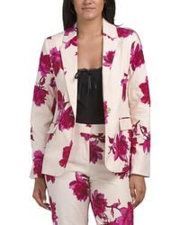 TJ Maxx - Floral Print Blazer, Polyester - Lyst