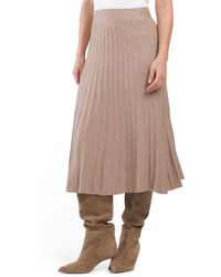 TJ Maxx - Stripe Ribbed Skirt For Nylon/Polyester/Viscose - Lyst