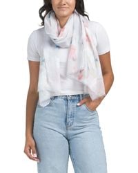 TJ Maxx - Lightweight Printed Scarf For Polyester - Lyst