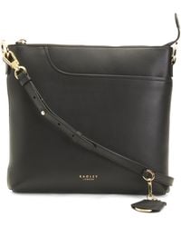 TJ Maxx - Leather Medium Zip Top Crossbody With Pockets, Leather - Lyst