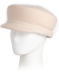 TJ Maxx - Wool Cap With Birdcage Veil Overlay For - Lyst
