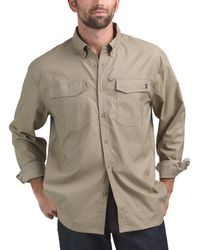 TJ Maxx - Hawser Heather Flannel Shirt For Polyester - Lyst