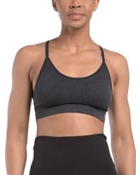 TJ Maxx - Seamless Medium Support Bra For Nylon/Spandex - Lyst