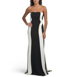 TJ Maxx - Illusion Detail Gown For Spandex/Polyester - Lyst