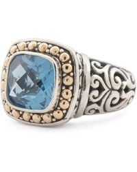 TJ Maxx - 18Kt And Sterling Birthstone Ring, Amethyst - Lyst