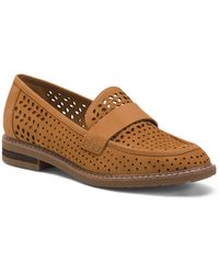TJ Maxx - Suede Jacara Perforated Comfort Loafers For - Lyst