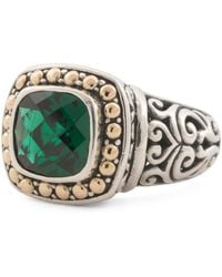 TJ Maxx - 18Kt And Sterling Birthstone Ring, Amethyst - Lyst