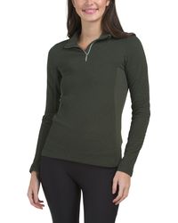 TJ Maxx - Upf 50 Brushed Fleece Inside Neila Midlayer Half Zip Sweater, Polyester - Lyst